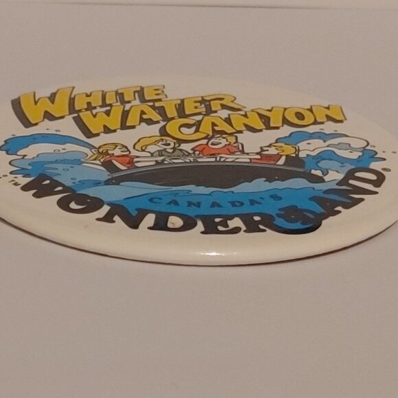 VINTAGE Canada's Wonderland White Water Rafting Amusement Park Ride PIN Large - Picture 2 of 5